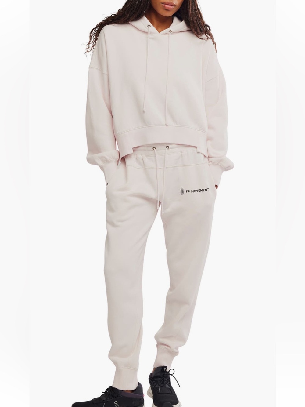 FP Movement Rose Washed Undefeated Set Large Hoodie Joggers Matching Set NWT